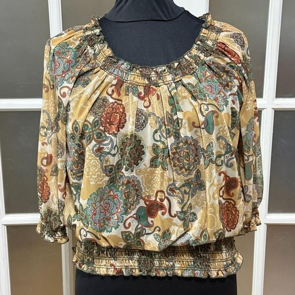 Cha-cha-vente Women's Paisley Blouse
